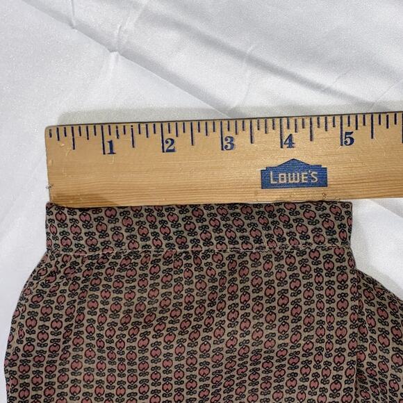 Sheer Top Bohemian cottage core Gauzy Boho Country Poncho Baggy Peach Print Clay - Picture 6 of 10